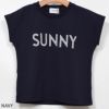 【SALE／30%OFF】オーガニックコットン キッズ フレンチスリーブ Tシャツ SUNNY