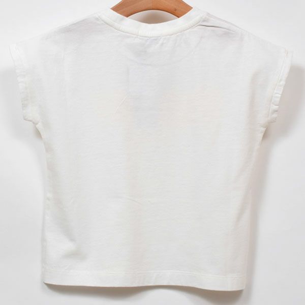 【SALE／30%OFF】オーガニックコットン キッズ フレンチスリーブ Tシャツ SUNNY
