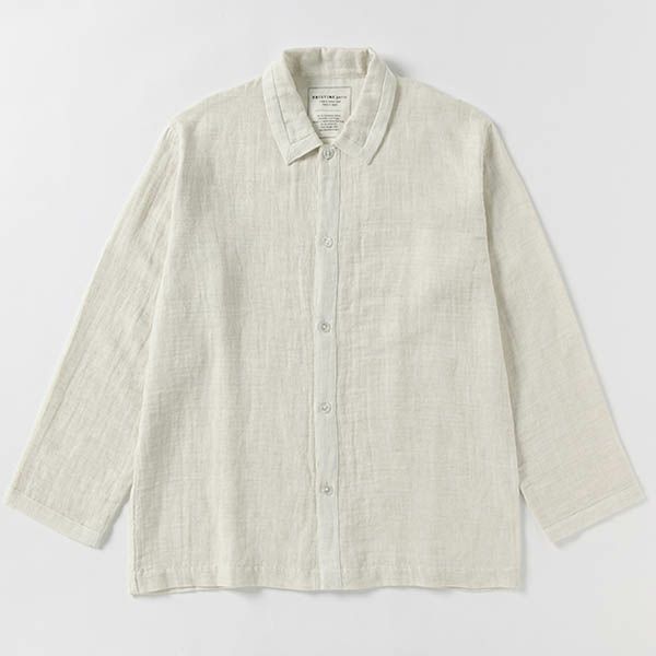 オーガニックコットン＆リネン メンズ ダブルガーゼパジャマ