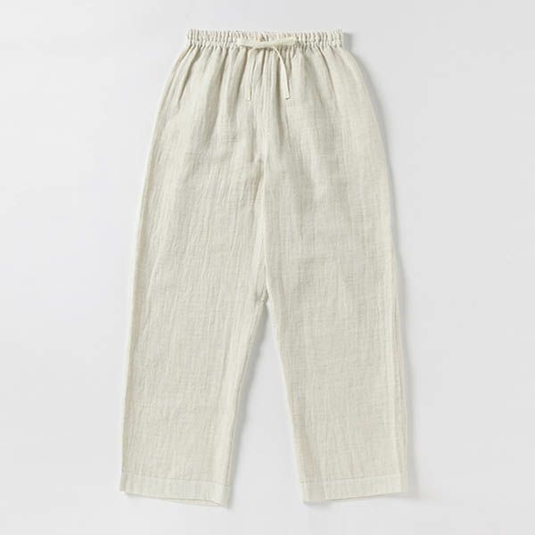 オーガニックコットン＆リネン メンズ ダブルガーゼパジャマ