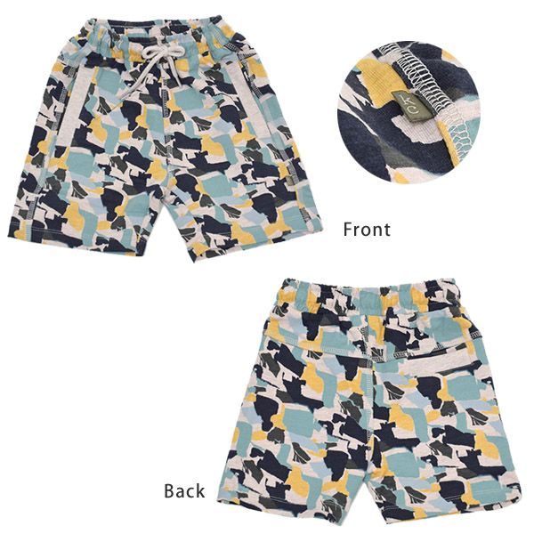 【SALE／30%OFF】オーガニックコットン キッズショートパンツ DarcyPrint