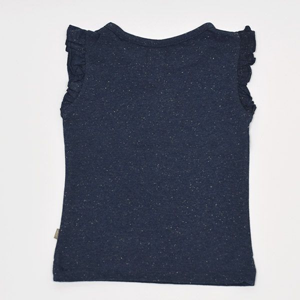 オーガニックコットン キッズフリルスリーブTシャツ Hunter