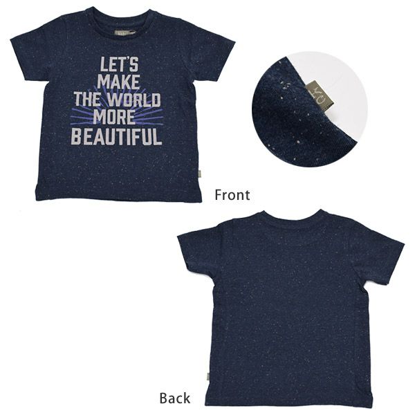 【SALE／30%OFF】オーガニックコットン キッズプリントTシャツ Hunter