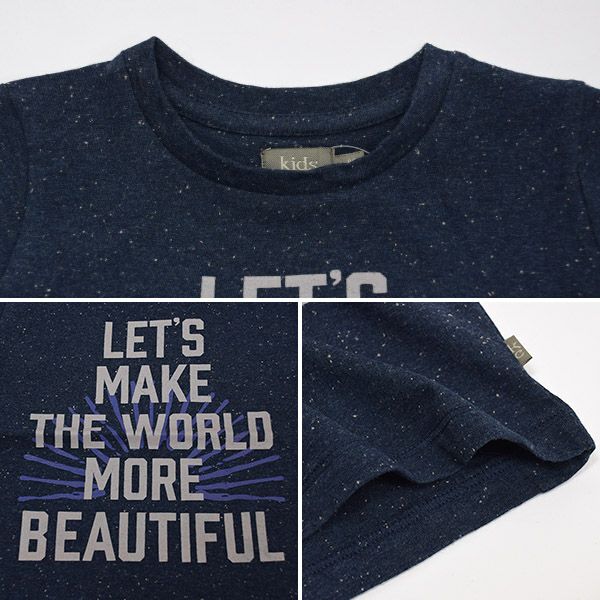 【SALE／30%OFF】オーガニックコットン キッズプリントTシャツ Hunter