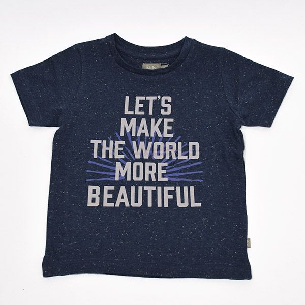 【SALE／30%OFF】オーガニックコットン キッズプリントTシャツ Hunter
