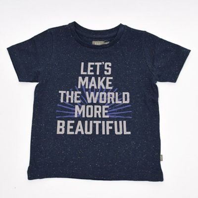 【SALE／30%OFF】オーガニックコットン キッズプリントTシャツ Hunter