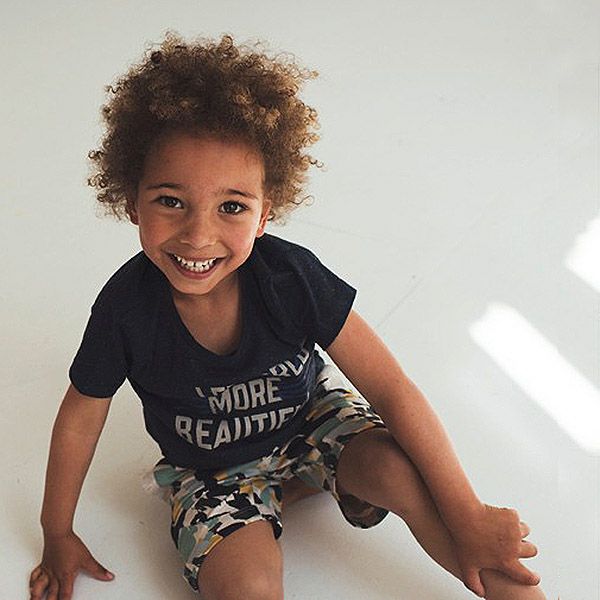 【SALE／30%OFF】オーガニックコットン キッズプリントTシャツ Hunter