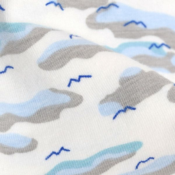 【SALE／50%OFF】オーガニックコットン ベビー足つきカバーオール（長袖）Philly