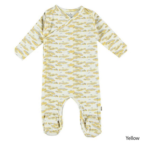 【SALE／50%OFF】オーガニックコットン ベビー足つきカバーオール（長袖）Philly