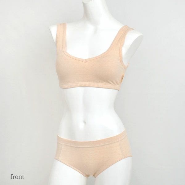 オーガニックコットン ベア天 リラックスブラ