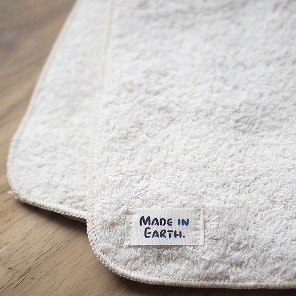 オーガニックコットン たわわウォッシュタオル きなり 30×30