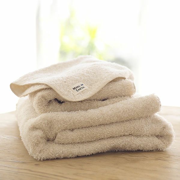 オーガニックコットン たわわウォッシュタオル きなり 30×30