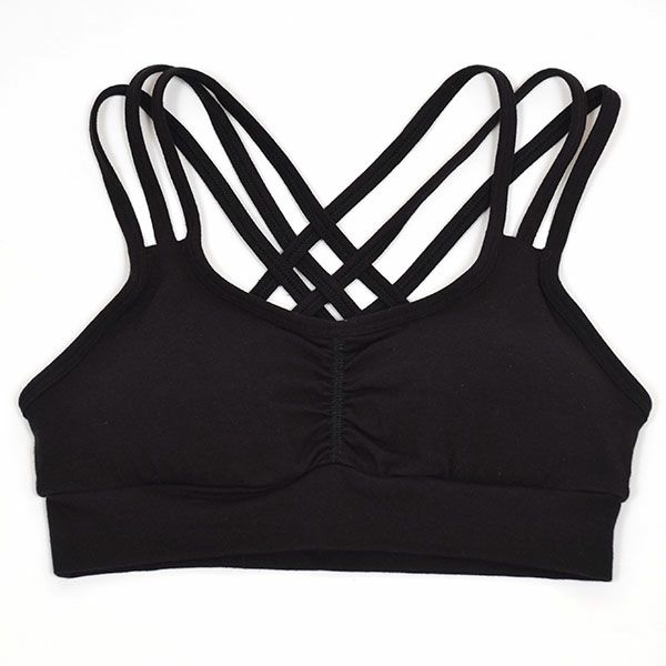 オーガニックコットン トリプルストラップアクティブブラ