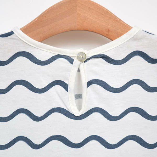 【SALE／30%OFF】オーガニックコットン ベビーTシャツ Onde(半袖)