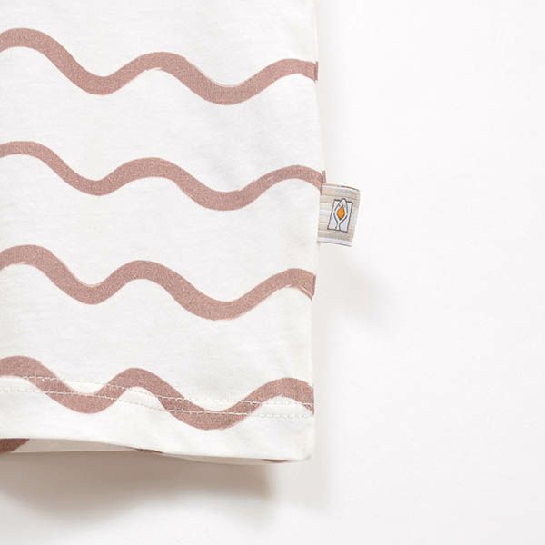 【SALE／30%OFF】オーガニックコットン ベビーTシャツ Onde(半袖)