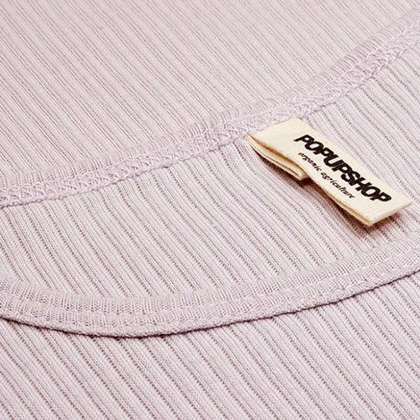 【SALE／30%OFF】オーガニックコットン キッズ リブクルーネックＴ（半袖）