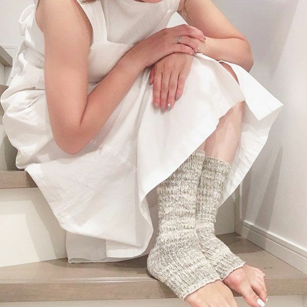 オーガニックコットン ガラボウリブウォーマー