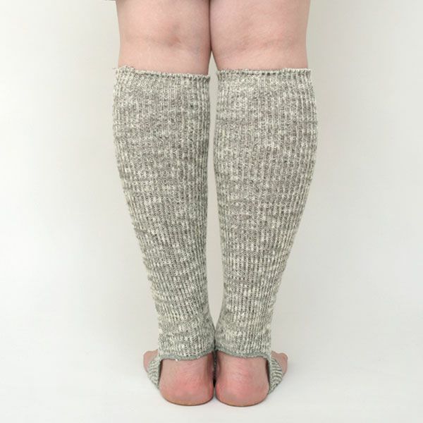 オーガニックコットン 綿100％ かかとあきウォーマー