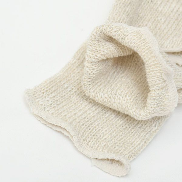 オーガニックコットン 綿100％ かかとあきウォーマー