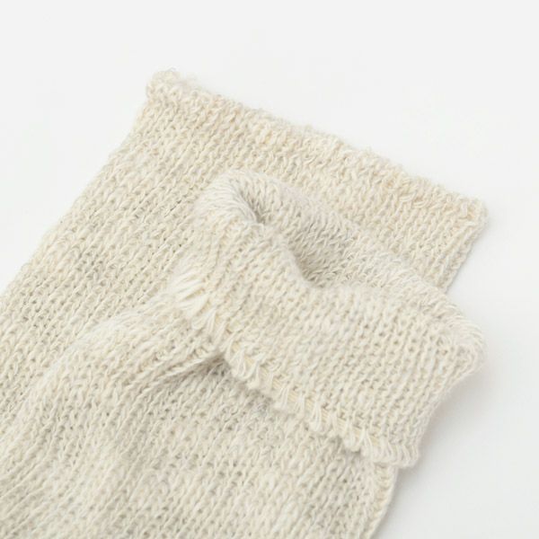 オーガニックコットン 綿100％ かかとあきウォーマー