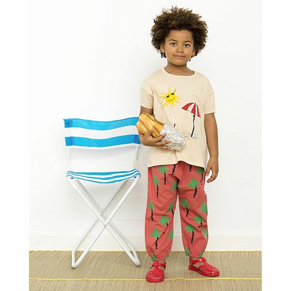 【SALE／30%OFF】オーガニックコットン キッズTシャツ BEACH（半袖）
