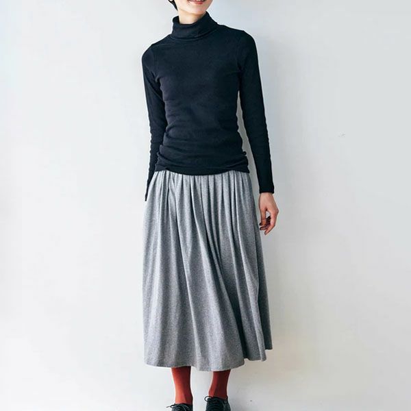 オーガニックコットン ベーシック タートルネック (長袖)