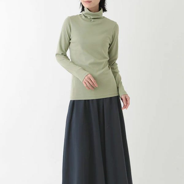 オーガニックコットン ベーシック タートルネック (長袖)
