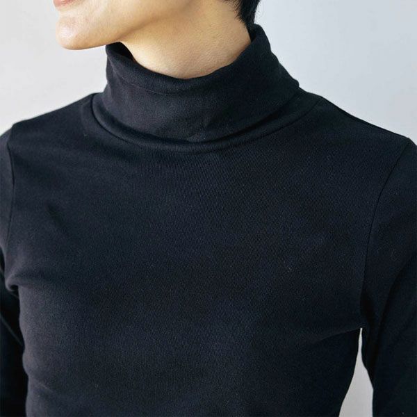 オーガニックコットン ベーシック タートルネック (長袖)