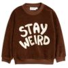【SALE／40%OFF】オーガニックコットン キッズテリースウェット Stay weird (長袖)