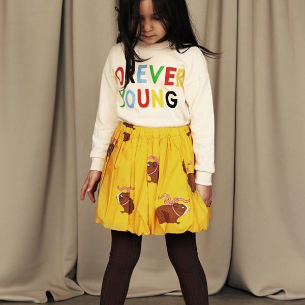【SALE／40%OFF】オーガニックコットン キッズ裏起毛スウェット Forever young (長袖)