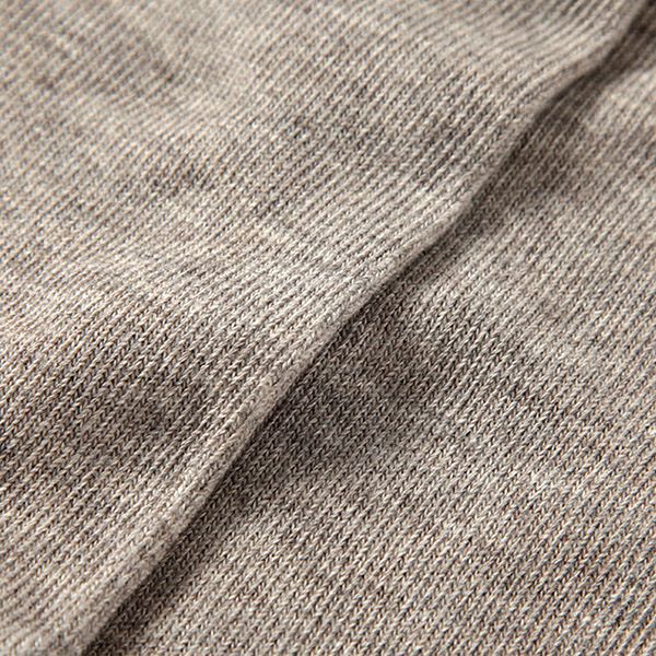 オーガニックコットン&ヤク 5本指ソックス グレー 22-24