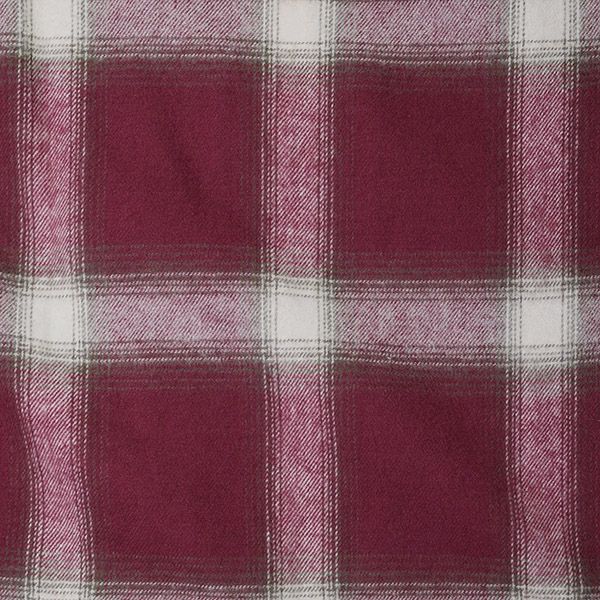 【SALE／30%OFF】オーガニックコットン 手織り起毛オンブレチェックタックスカート