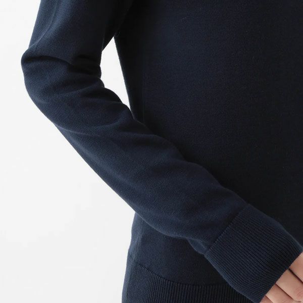 オーガニックコットン ニットタートルネック