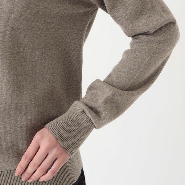 オーガニックコットン ニットタートルネック