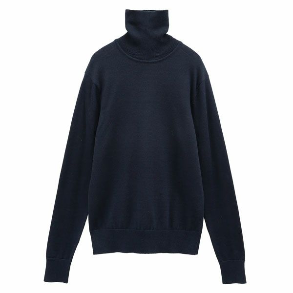 オーガニックコットン ニットタートルネック