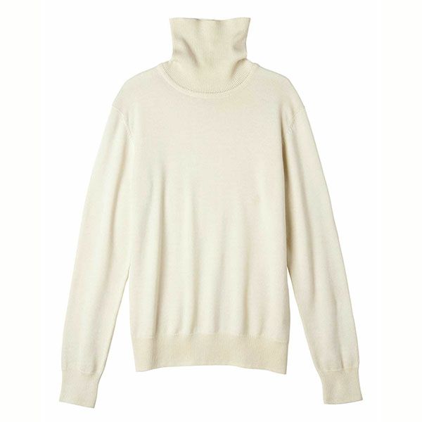 オーガニックコットン ニットタートルネック