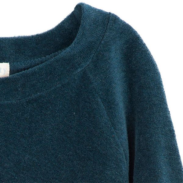 【SALE／30%OFF】オーガニックコットン キッズ ベロアトップス