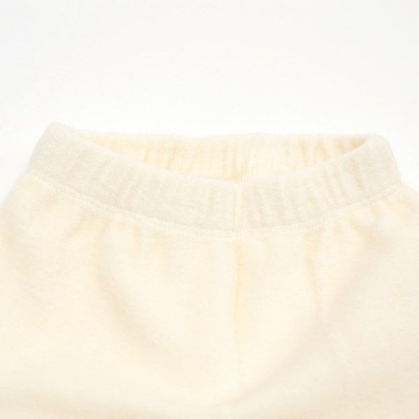 【SALE／30%OFF】オーガニックコットン ベビー 起毛合わせトップス＆足つきパンツ