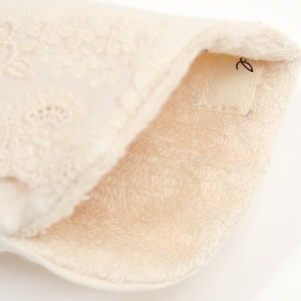 オーガニックコットン レースメガネケース