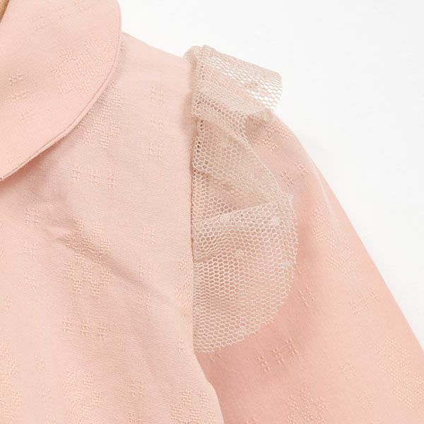 オーガニックコットン ベビー えり付きロンパース Natasha(長袖)