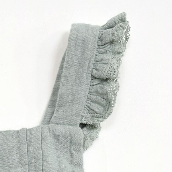 【SALE／30%OFF】オーガニックコットン ベビー サロペットロンパース Eva