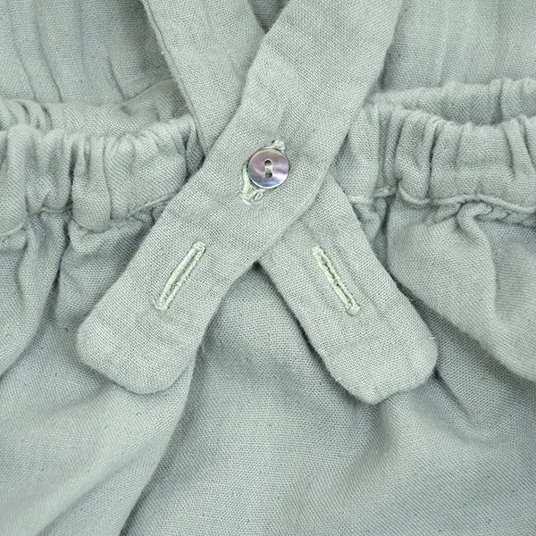 【SALE／30%OFF】オーガニックコットン ベビー サロペットロンパース Eva