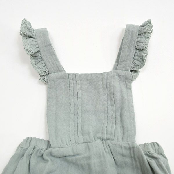 【SALE／30%OFF】オーガニックコットン ベビー サロペットロンパース Eva