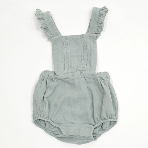 【SALE／30%OFF】オーガニックコットン ベビー サロペットロンパース Eva