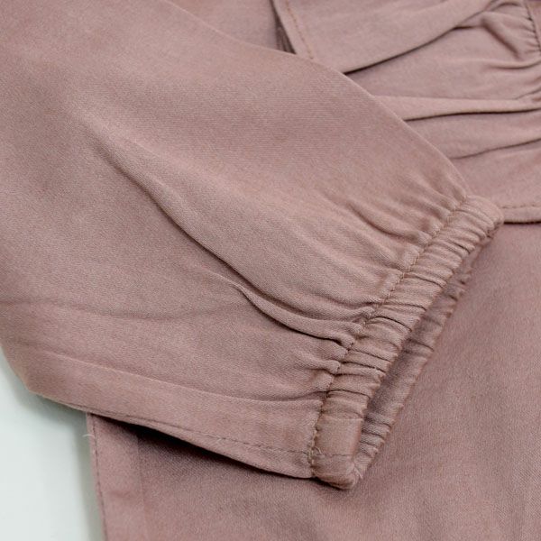 【SALE／30%OFF】オーガニックコットン ベビー サテンロンパース MADELYN(長袖)