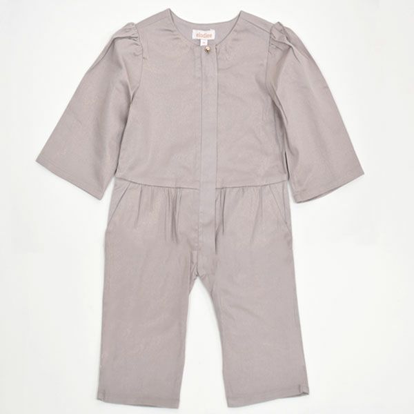 オーガニックコットン ベビー サテンジャンプスーツ LIBERTY(長袖)