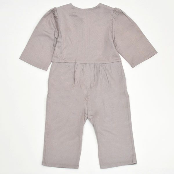 オーガニックコットン ベビー サテンジャンプスーツ LIBERTY(長袖)