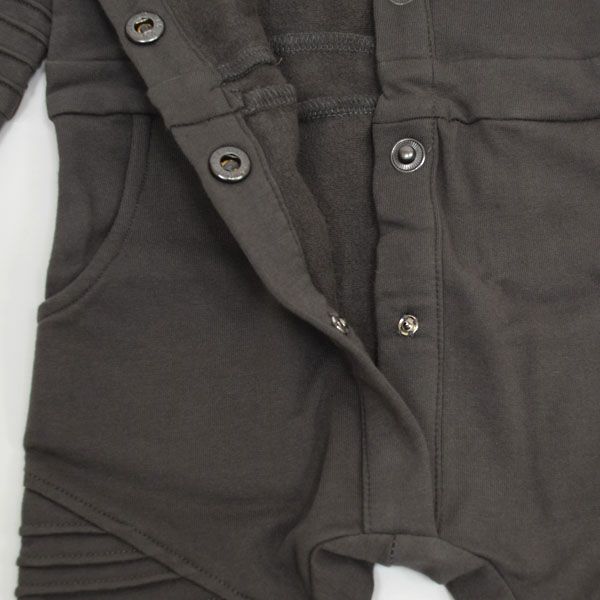【SALE／40%OFF】オーガニックコットン ベビー フリースジャンプスーツ CASPAR(長袖)