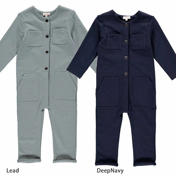 【SALE／40%OFF】オーガニックコットン ベビー フリースジャンプスーツ OLIVER(長袖)