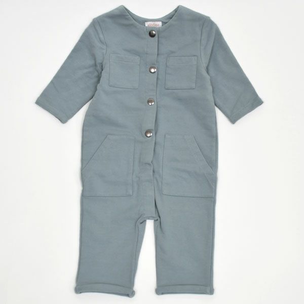 【SALE／40%OFF】オーガニックコットン ベビー フリースジャンプスーツ OLIVER(長袖)